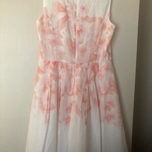 Tommy Hilfiger Pink and White Floral Kids Dress